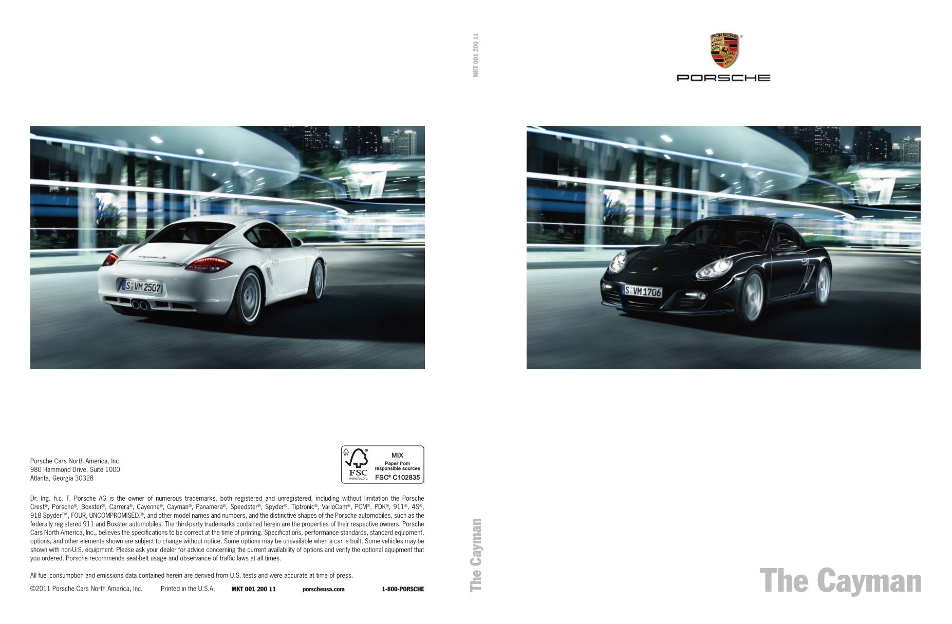 2012 Porsche Cayman Brochure Page 60